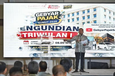 Apresiasi Masyarakat Taat Pajak, Pemprov Sumut Undi 936 Hadiah Gebyar Pajak Triwulan I 2026