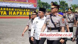 Pj. Bupati Langkat Faisal Hasrimy Sampaikan Pesan kepada para Siswa Bintara Polri Gel.I T.A 2024