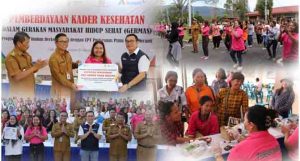 INALUM Dukung Peningkatan Kesehatan Masyarakat Melalui Program Germas di Pintu Pohan Meranti