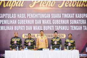 Plt. Asisten Pemerintahan dan Kesra Hadiri Pembukaan Rapat Perhitungan Suara Pilkada Tahun 2024