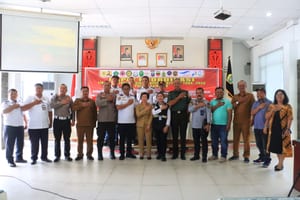 Wabup Ariston Tua Sidauruk Pimpin Rapat Pengamanan Idul Fitri 2025