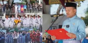 Wali Kota Mahyaruddin Salim Pimpin Upacara Peringatan Hari Lahir Pancasila