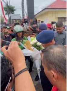 Dansat Brimob Polda Sumut Pimpin Doa Bersama Driver Ojol, Wujud Kepedulian dan Persaudaraan di Mako Brimob