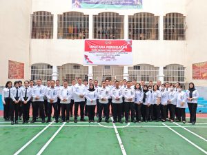 Rutan Labuhan Deli Gelar Upacara Hari Kesaktian Pancasila, Teguhkan Komitmen Amalkan Nilai-Nilai Pancasila
