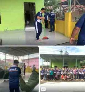 Sambut Ramadhan, Lapas Kelas IIB TBA Kerja Bakti Bersihkan Musholla
