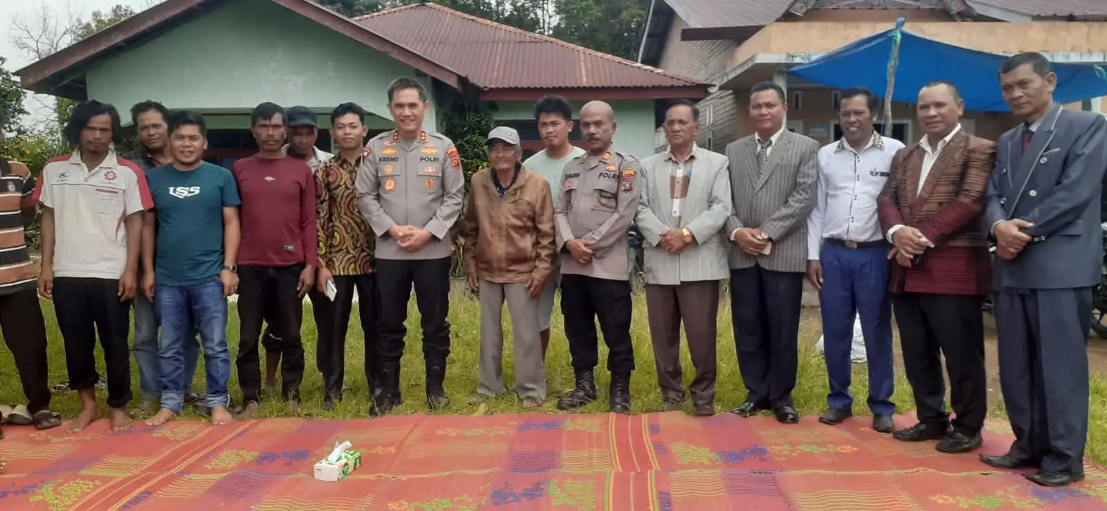 Kapolda Jambi Pulang ke Bona Pasogit di Humbahas, Disambut Hangat Warga Paranginan