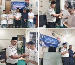 18 WBP Rutan Sibuhuan Terima RK Idul Fitri