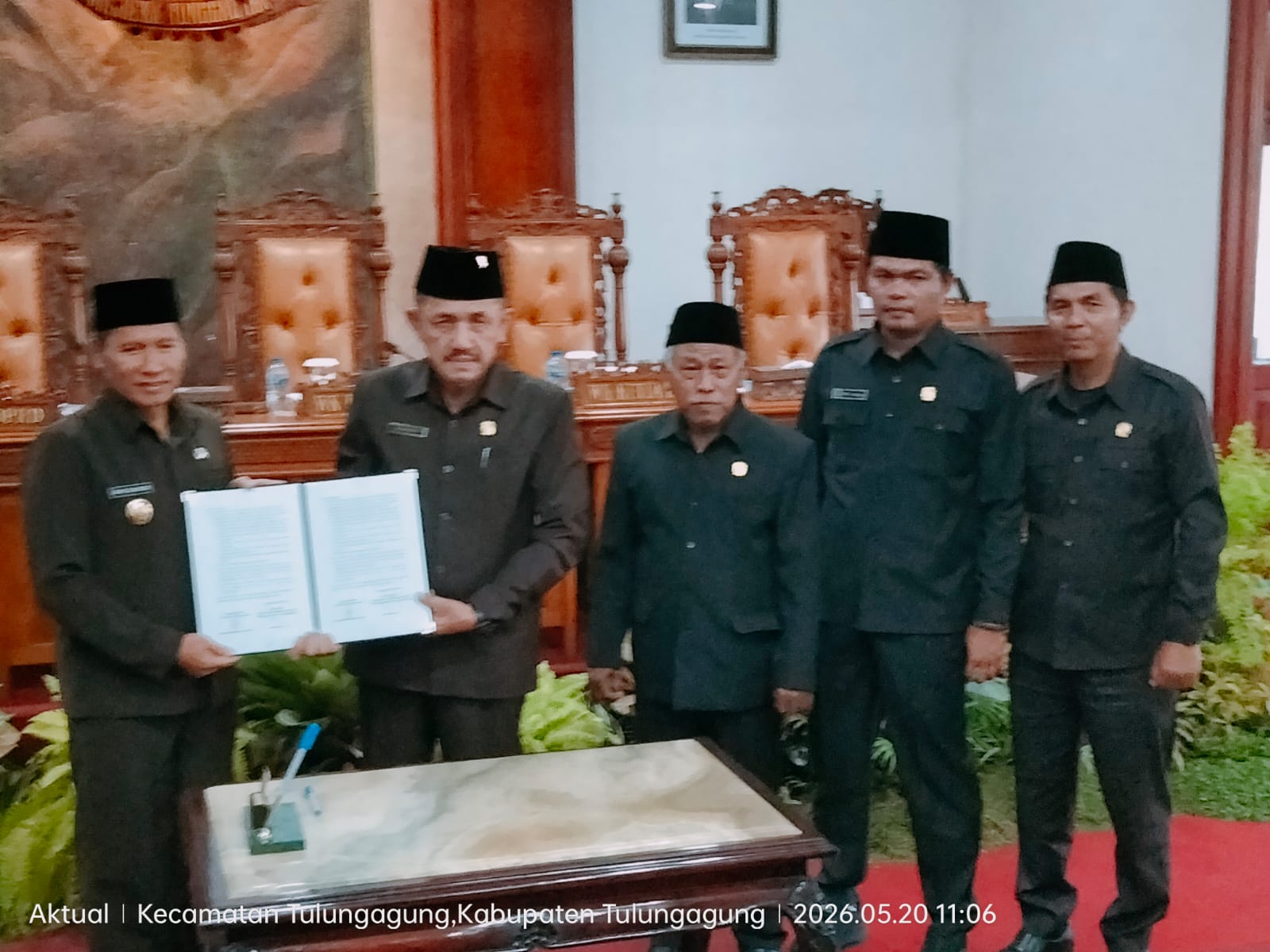 DPRD dan Pemkab Tulungagung Sahkan Lima Ranperda