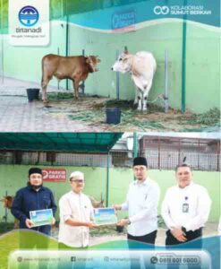 Dirut Perumda Tirtanadi Serahkan 13 Ekor Sapi Kurban ke IPAM dan IPAL