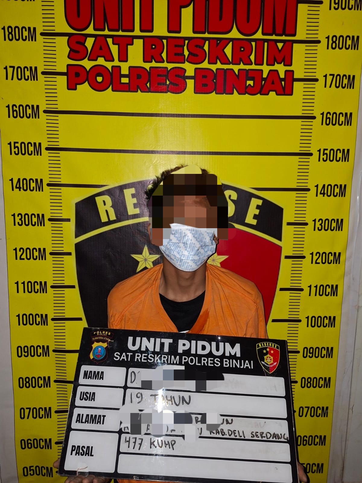 Tak Berkutik, Pelaku Curanmor Diringkus Team Cobra Satreskrim Polres Binjai