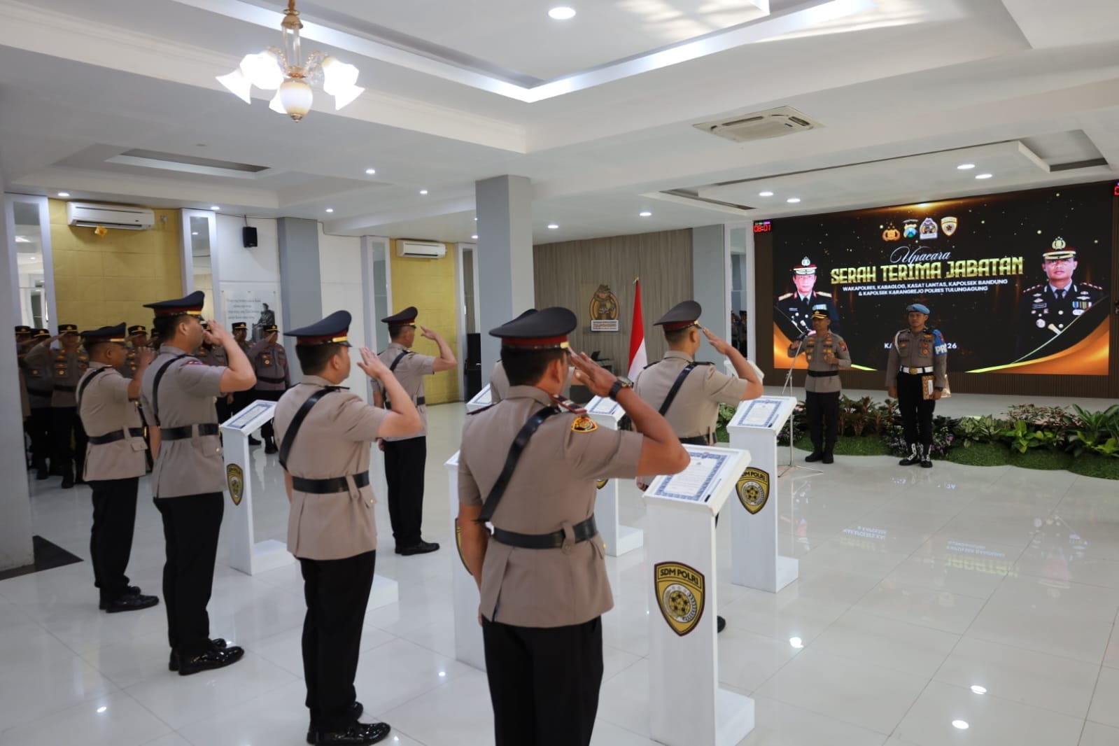 Rotasi Strategis di Polres Tulungagung, Lima Kursi Petinggi Bergeser