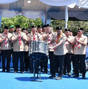 Wabup Samosir Hadiri Penutupan Jamdasu XI 2026, Beri Motivasi dan Apresiasi kepada Kontingen Samosir