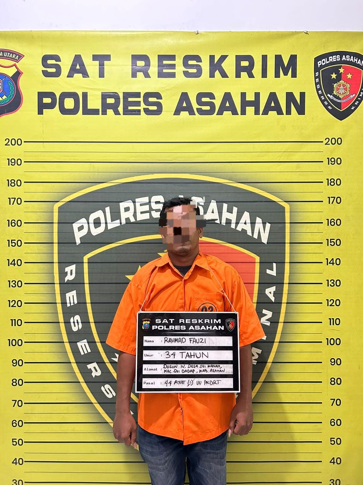 Polres Asahan Tangkap Pelaku KDRT