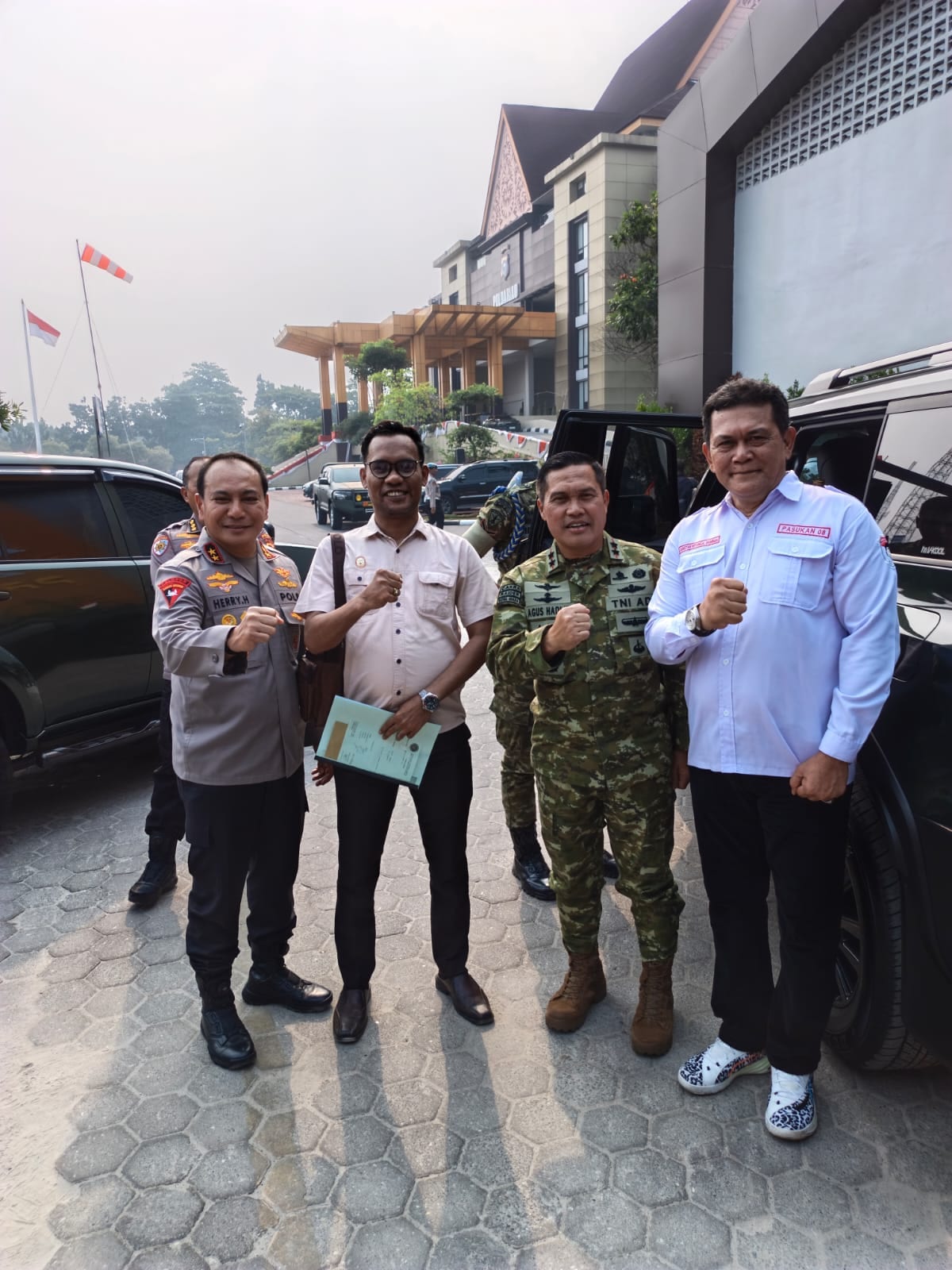 Terkait Penanganan Karhutla, DPD Pasukan 08 Sumut Apresiasi Kinerja Polda Riau dan Instansi Terkait