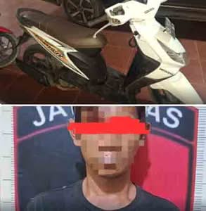 Polres Tapteng Ungkap Kasus Curanmor di Sarudik, Terduga Pelaku Diamankan