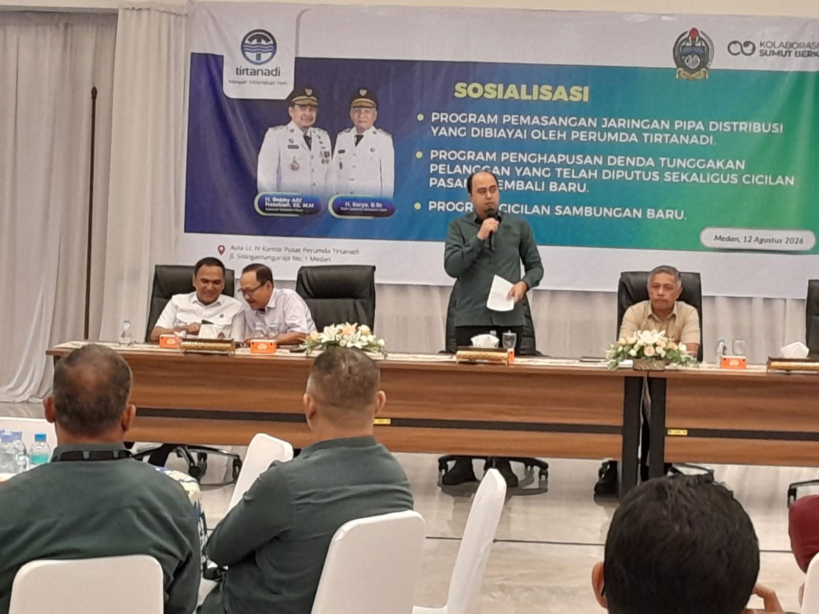 Dukung Program Gubsu, Perumda Tirtanadi Gratiskan Biaya Pemasangan Pipa Distribusi Air Bersih ke Masyarakat