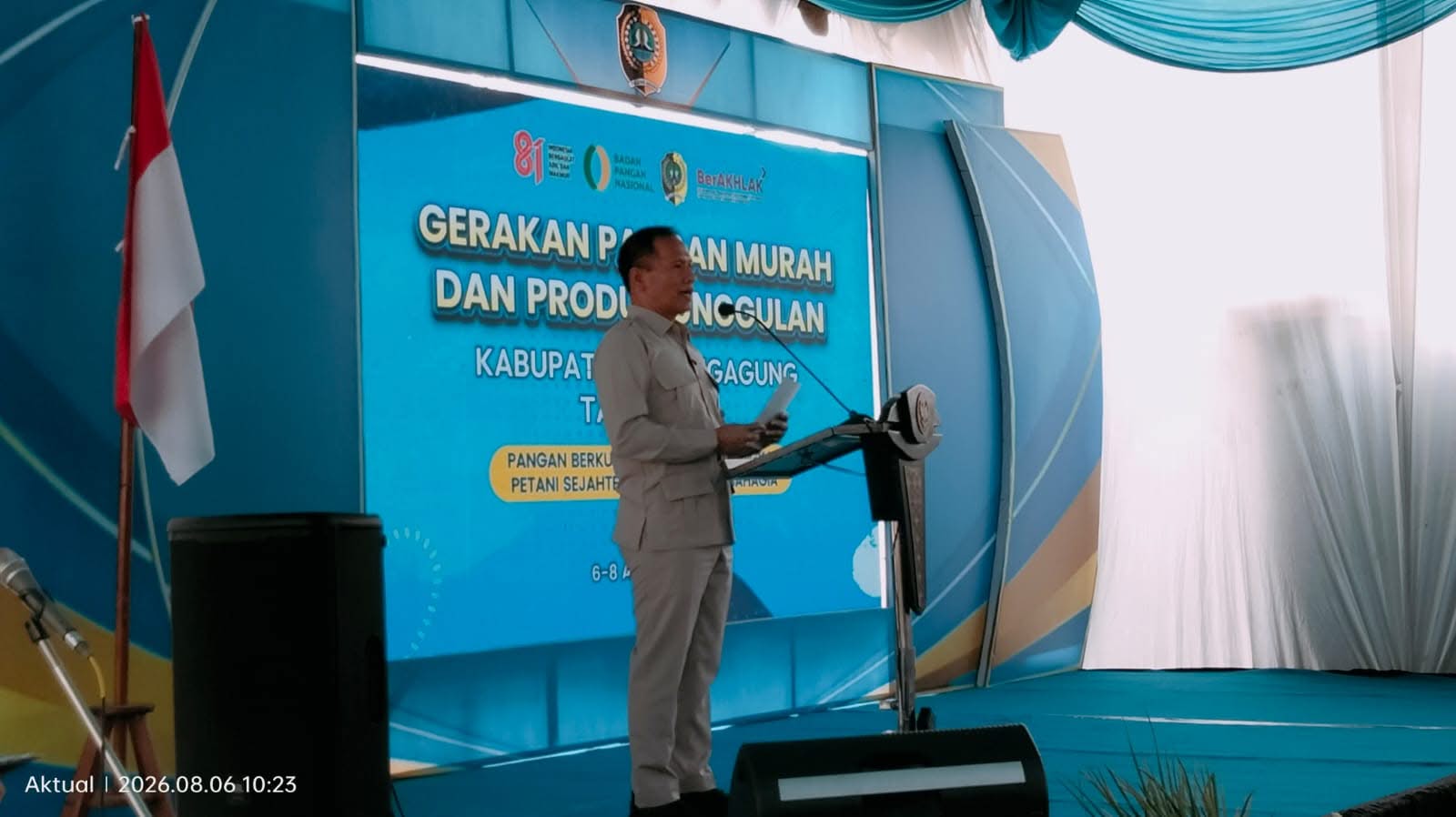 Plt Bupati Ahmad Baharudin Resmi Buka Gerakan Pangan Murah dan Produk Unggulan Kabupaten Tulungagung 2026